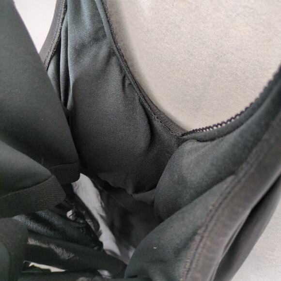 Adore Me Women's 2X 2-Piece Tankini Swimsuit Bathing Suit Black Sheer Padded Bra - Picture 6 of 6